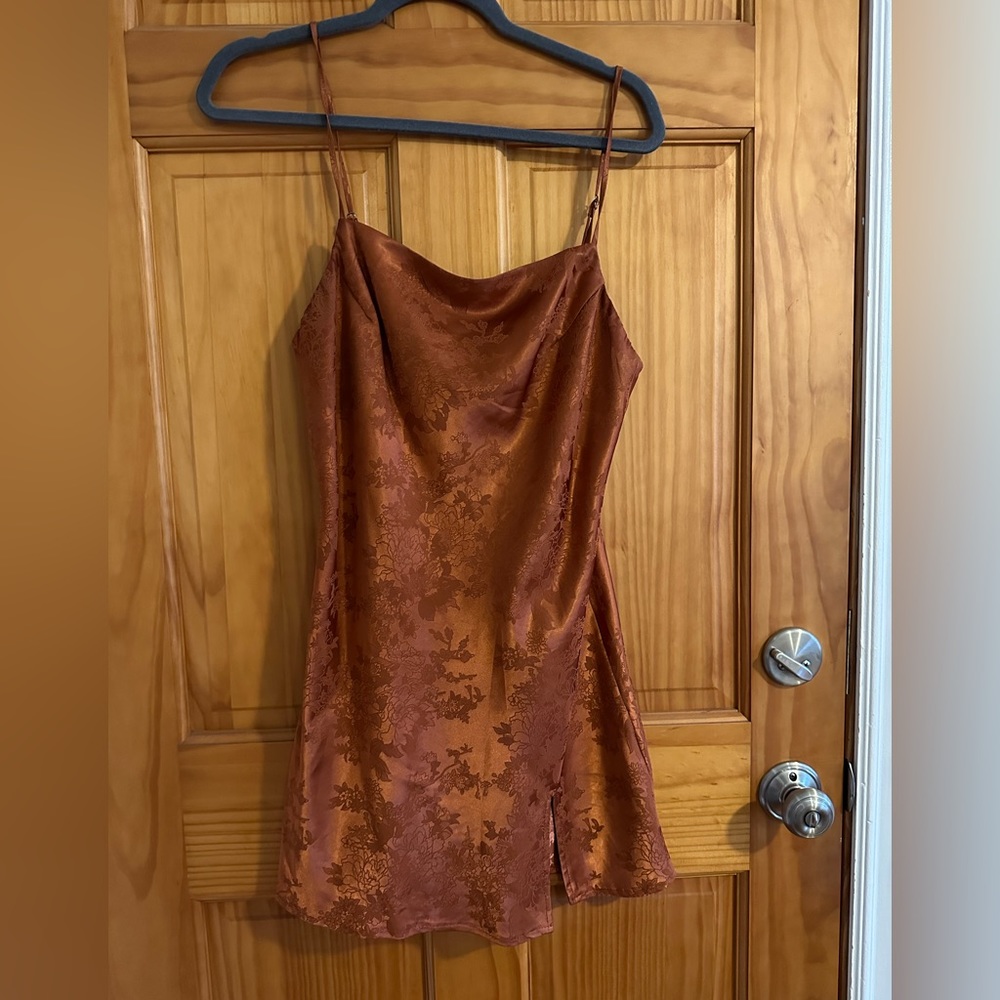 Copper “Silk” Sun Dress